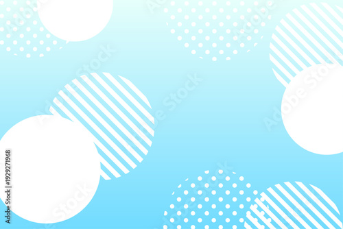 かわいい水色の抽象背景デザイン