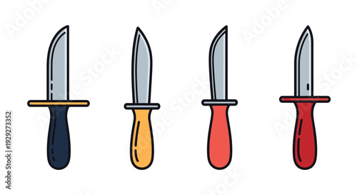 Oyster Knife Line clean colorful art