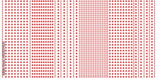 A minimalist dark background with an evenly spaced polka dot pattern overlay effect.