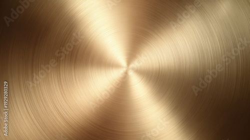 brushed gold metal texture radial metallic surface with circular polish pattern luxury golden background for premium branding, packaging, award design