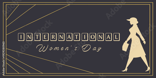 Premium Women’s Day vector background featuring elegant typography and decorative elements. Suitable for invitation card, branding and celebration poster.