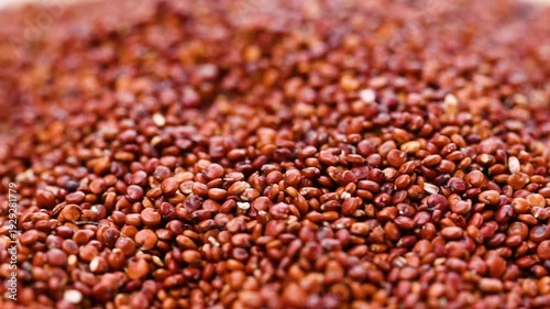 video of red quinoa background