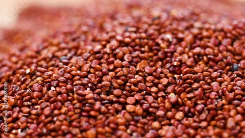 video of red quinoa background
