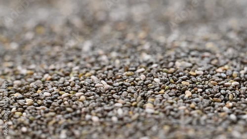  video of chia seeds in the background