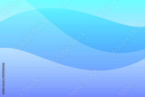 青の波形グラデーション背景
