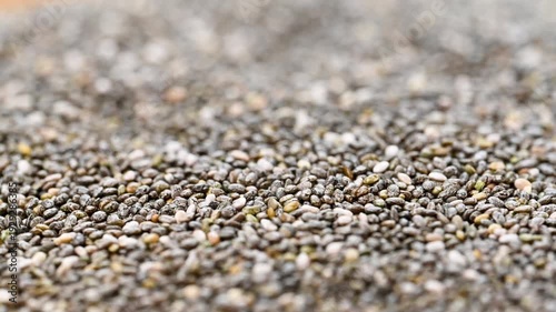  video of chia seeds in the background