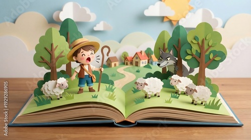 Pop-up storybook of 