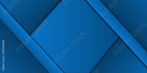 Blue abstract glass background with light lines and futuristic geometric design.