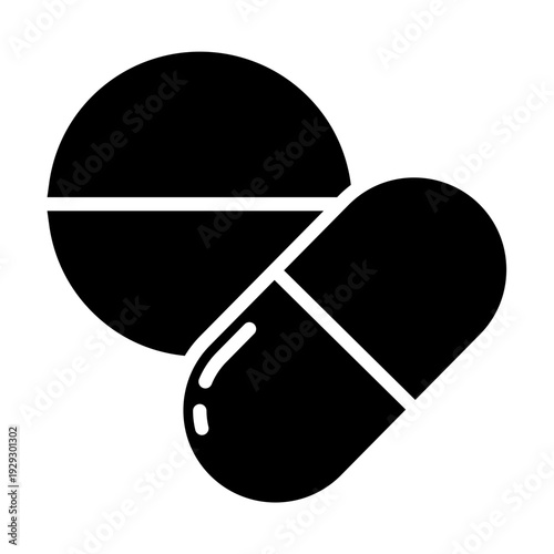 Pills icon vector. Medicines Illustration sign. Drugs symbol. antibiotic logo. 