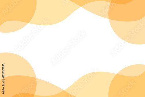 オレンジの抽象ウェーブフレーム背景