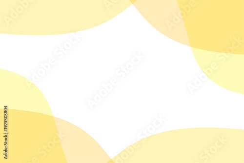 黄色の抽象ウェーブフレーム背景