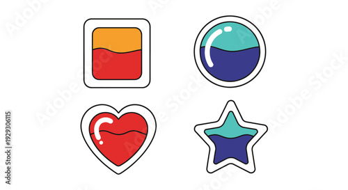 Resin Mold Line art clean modern creative illustration