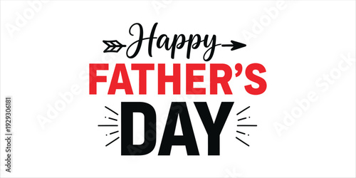 Happy father's day greeting card