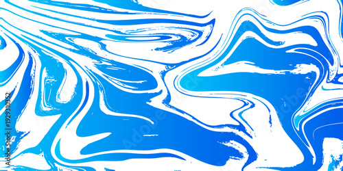 Vector Ethereal Abstract Swirl Of Cerulean And Azure Hues, Evoking The Fluidity And Serenity Of The Sea