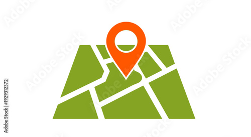 map with location pin