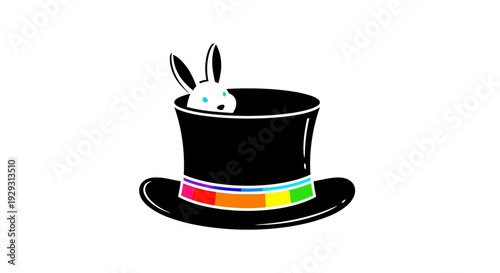 Rabbit in a top hat.