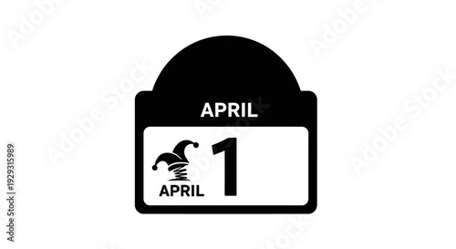 April 1 calendar icon date.