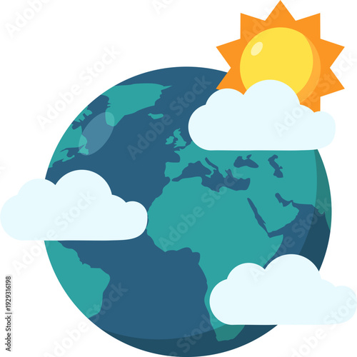 Earth Weather Climate Icon