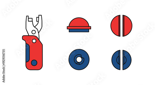 Snap Setter Line art abstract digital color