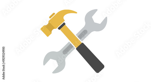 hammer and wrench, tools for repair