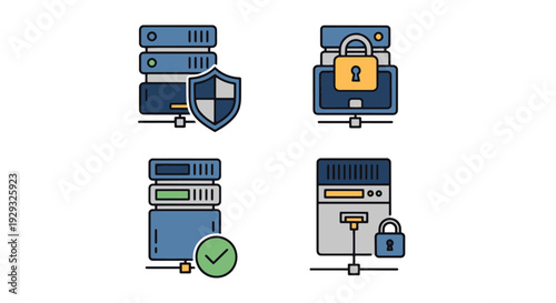 Secure Server Line modern color mix