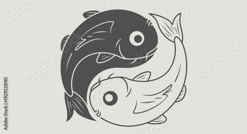 Yin Yang Fish Symbol