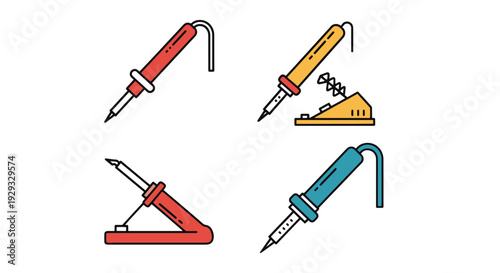 Soldering Iron Line clean abstract modern