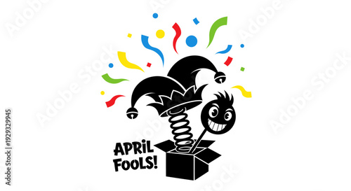 Jester springing out of box.