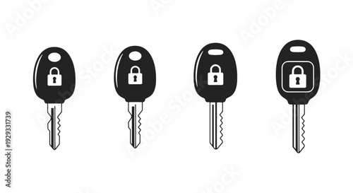 Smart Alarm System minimal shape color illustration