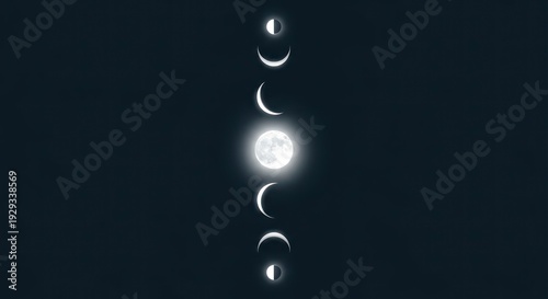 Solar Eclipse Phases in Space.