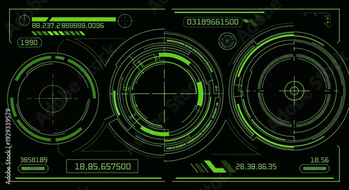 hud, futuristic control panel