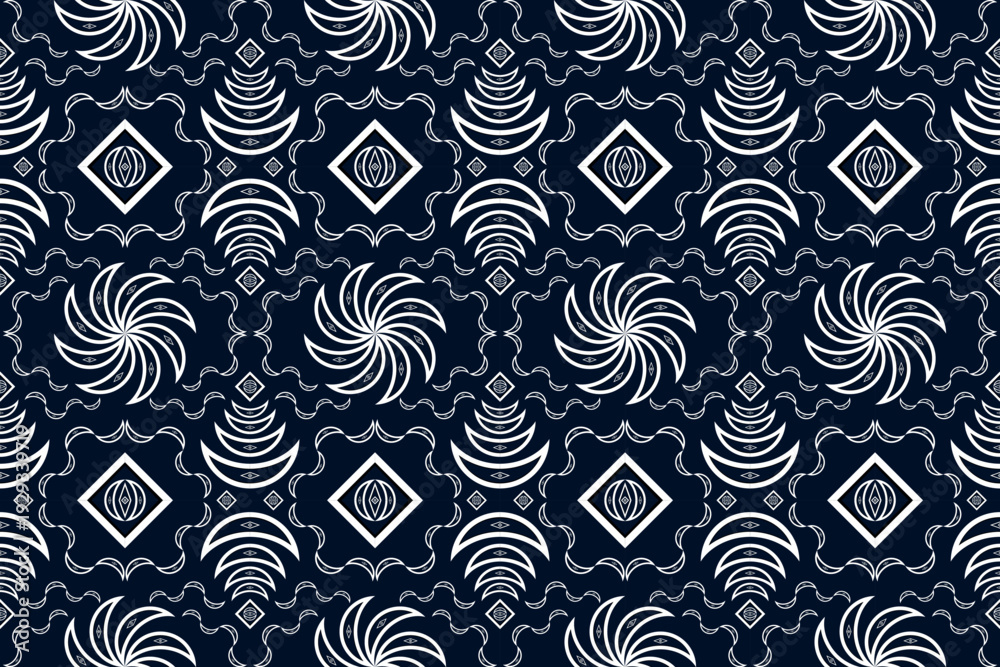 custom made wallpaper toronto digitalSeamless black and white floral patterned fabric