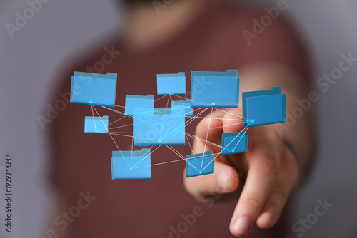 Abstract image showing inte...