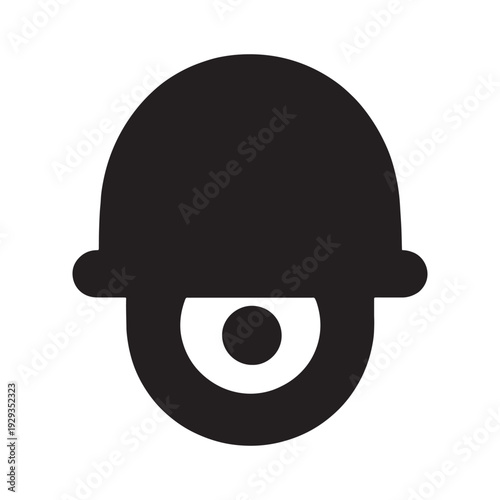 Three-dimensional CCTV camera icon, futuristic surveillance symbol, detailed vector illustration for advanced security systems