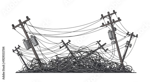 Tangled Power Lines