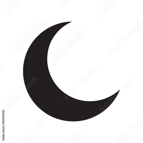 Peaceful moon and sleeping face icon, representing calm nights, rest, and tranquil sleep in a simple vector design.