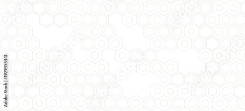 Abstract cube hexagon shape background. Vector banner design. Hexagons pattern. Geometric abstract background with simple hexagonal elements. Medical. Vector digital art banner