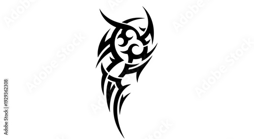 Tribal Tattoo Design - Abstract Black Ink Art