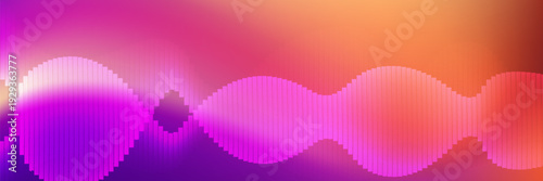 Glowing pink and fiery gold fractal glass luxurious texture. Rich and dramatic golden gradient with intense illumination perfect for elegant and sophisticated designs or trendy visual art project