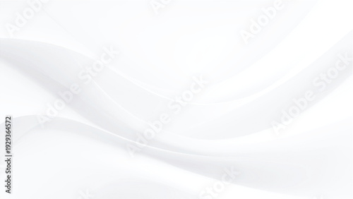 Soft white waves on a plain white surface for backgrounds and designs