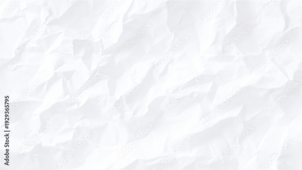 Obraz premium White crumpled paper texture background