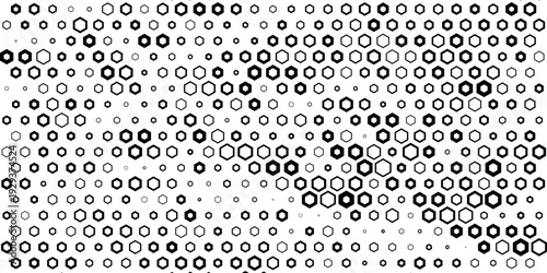 Abstract cube hexagon shape background. Vector banner design. Hexagons pattern. Geometric abstract background with simple hexagonal elements. Medical