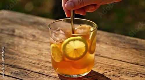 glass of lemonade