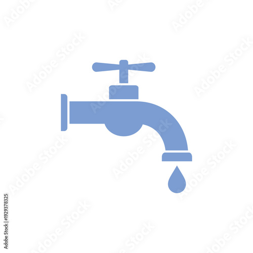 Simple Trendy Faucet Icon Vector Template Illustration Design
