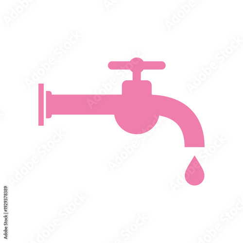 Simple Trendy Faucet Icon Vector Template Illustration Design