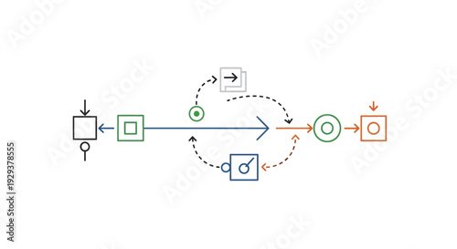 Flowchart diagram illustrating process steps and decisions.