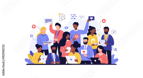 Diverse Digital Collaboration: Global Team Engaging with Social Media & Technology