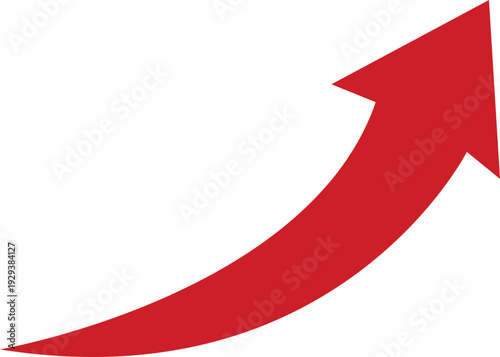 Red Curved Arrow Icon Group in Flat Style Vector, Direction Pointer Navigation Symbol Bundle Pack, Swirl Rotate Flow Sign Silhouette Outline Design