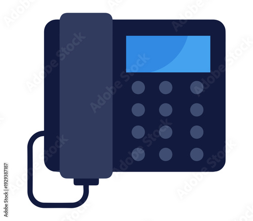 Digital Landline Telephone Icon