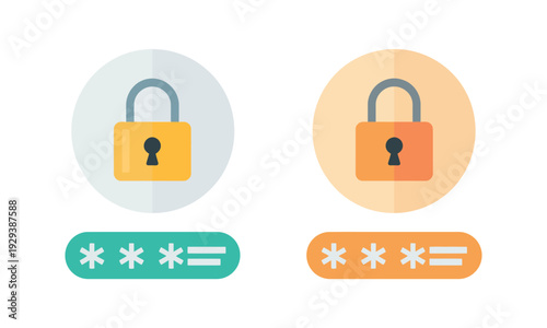 OTP and 2FA Security Set: Professional Vector Icons for Digital Verification, Shield Protection, and Two-Factor Authentication